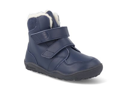 BN12700W200 barefoot zimni obuv s membranou blifestyle gibbon bio tex wool marine 1