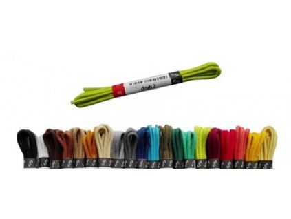 Bavlněné kulaté tkaničky tenké (Farba Škorica, Dĺžka 100)