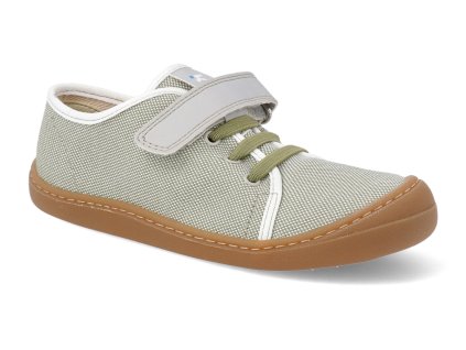 06M017.50B 360 barefoot platenky koel4kids bonie medium vegan olive zelene 1