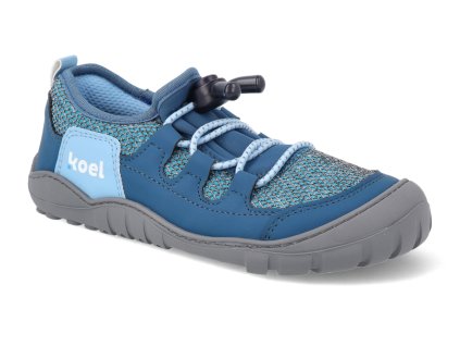 04M004.50E 130 barefoot tenisky koel4kids mason mesh turquoise modre 1