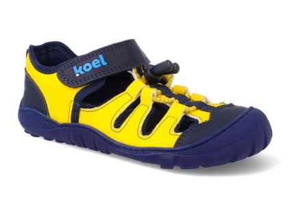 04M006.50H 700 barefoot sandaly koel4kids madison vegan yellow zlute 1