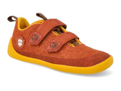 00397 50012 barefoot tenisky affenzahn sneaker knit happy lion vegan zlute 1