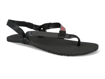SUPERLIGHT BLACK Y barefoot sandaly boskyshoes superlight black y cerne 1