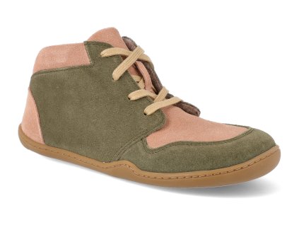 BV42110W550 barefoot zateplena obuv blifestyle kodiak vlies olive zelena 1