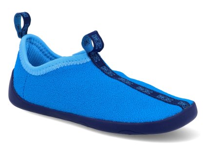 00850 30001 barefoot prezuvky affenzahn slipper homie bear vegan modre 1