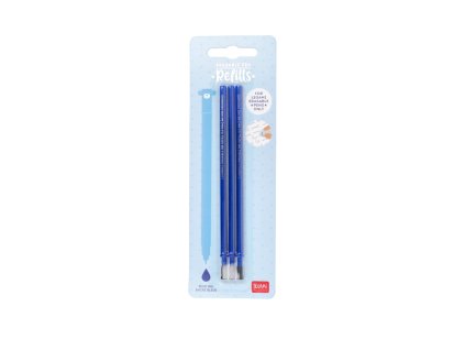 set nahradnich naplni do gumovatelnych per legami refill erasable pen blue pack 3 pcs 1
