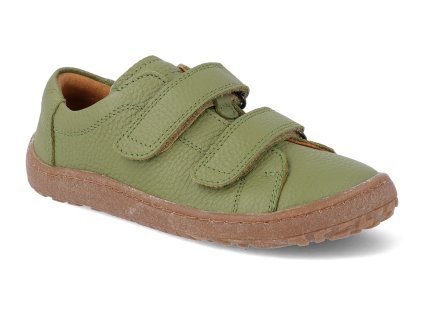 G3130230 2 barefoot tenisky froddo bf d velcro olive zelene 1