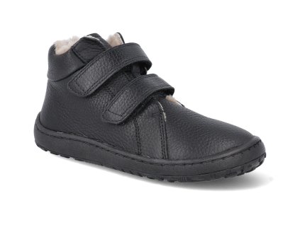 G3110227 11K barefoot zimni obuv froddo bf winter furry black cerna 2 1