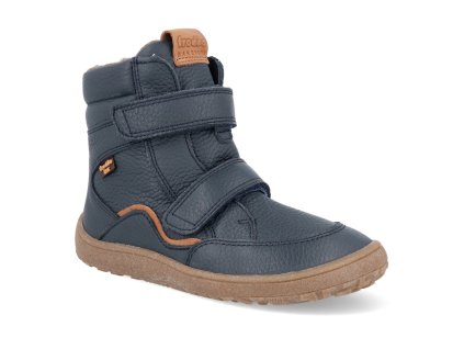 G3160204 barefoot zimni obuv s membranou froddo bf tex winter dark blue modra 1