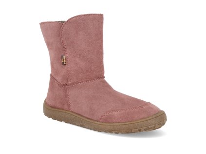 G3160207 barefoot kozacky s membranou froddo bf tex suede pink ruzove 2 1