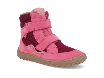 G3160205 5 barefoot zimni obuv s membranou froddo bf tex winter fuxie pink ruzova 2