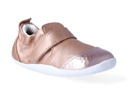 Barefoot dětské capáčky Bobux - Xplorer Go Rose Gold růžové (Veľkosť 19, Vnútorná dĺžka topánky (mm) 123, Vnútorná šírka topánky (mm) 57)