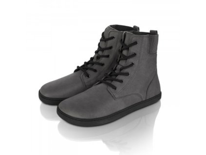 Barefoot zimní boty Shapen - Urbaneer šedé (Veľkosť 36, Vnútorná dĺžka topánky (mm) 238, Vnútorná šírka topánky (mm) 91)