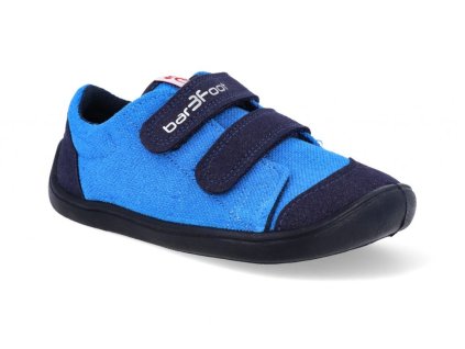Barefoot dětské tenisky 3F - Elf Denver navy modré (Veľkosť 24, Vnútorná dĺžka topánky (mm) 150, Vnútorná šírka topánky (mm) 68)