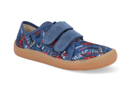 G1700379 11 barefoot tenisky froddo canvas blue denim 1