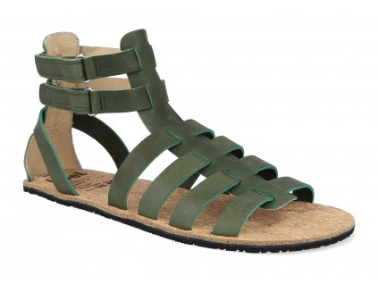 24L011.101 300 barefoot damske sandaly koel aurelia napa green 1