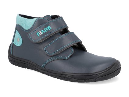 B5521101barefoot detske kotnikove boty fare bare b5521101 sede 1