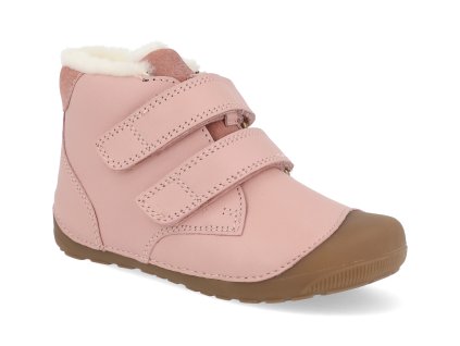 BG303201 781 barefoot detske zimni boty bundgaard petit mid winter strap rose 1