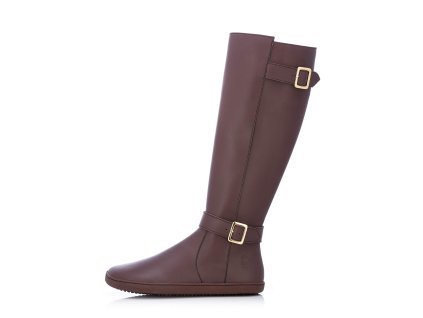 barefoot cizmy glam brown vegan 3026