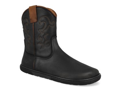 08L043.231 510 barefoot damske kozacky koel frances black chocolate 1