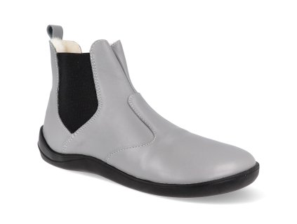 J LOLA V SEDA barefoot damske zimni boty jampi lola chelsea svetle sede vlna 2 1