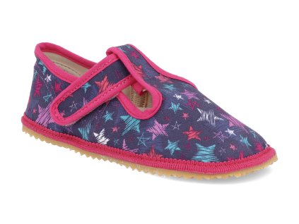 BF060010 W OP ST barefoot detske prezuvky beda sirsi typ stars s pevnym opatkem 1