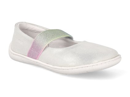 BJ1 H088 51943A barefoot detske baleriny stitch walk silver 2