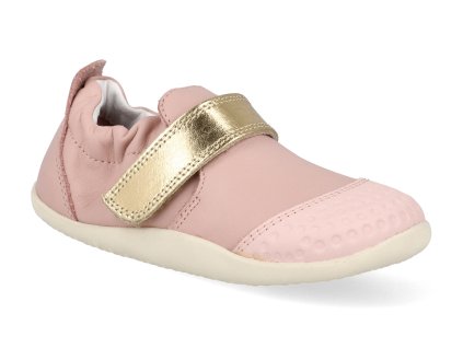 501051 barefoot detske capacky bobux go ballet pink gold 1