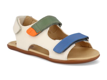 CB.EXP2 4357 barefoot sandaly tip toey joey explorer tapioca blue tang salsa 1