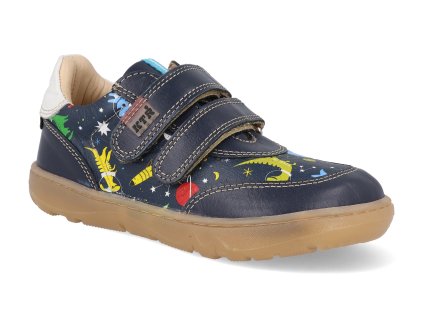 STEP 2502 KTR BARE PA barefoot detske tenisky ktr step petrol oranz stribro 2 1