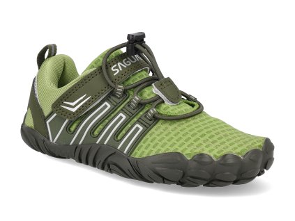 XZA0119GR barefoot detske tenisky saguaro kids vigor i zelene 2024 1