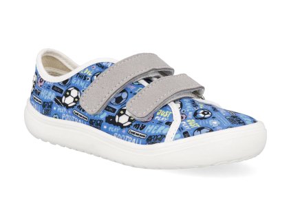 MOON MF barefoot detske tenisky jonap moon modry fotbal 1