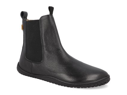 43052 922 barefoot damske kotnikove boty develab mid boot chelsea wr black nappa 1