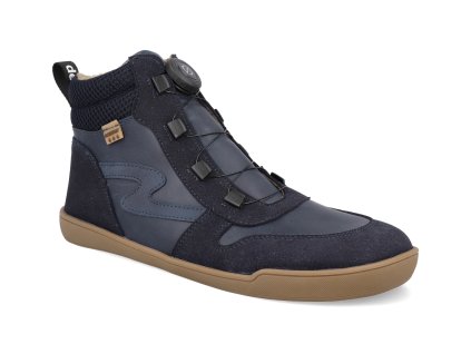 45335 633 barefoot kotnikove boty develab md ct sneaker speedlace wr navy suede 1