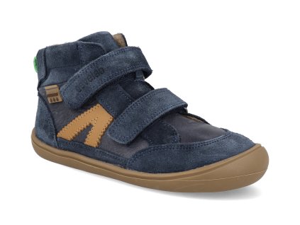 45229 639 barefoot detske zimni boty develab bf soft shoe 2 wp navy tmave modre 1