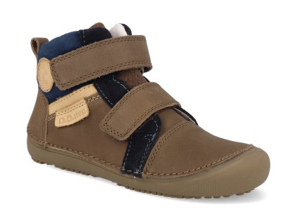A063 52570B barefoot detske kotnikove boty d d step a063 52570b hnede 1