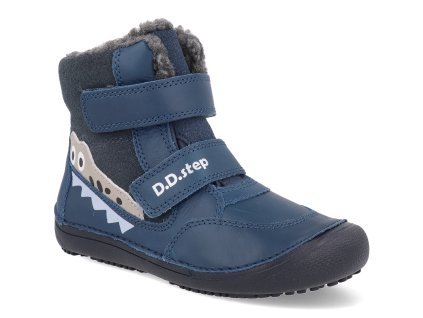 W063 52415 barefoot detske zimni boty d d step w063 52415 modre 1
