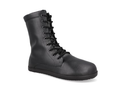 AHI 101 barefoot kotnikove boty ahinsa jaya comfort na zip cerne 1