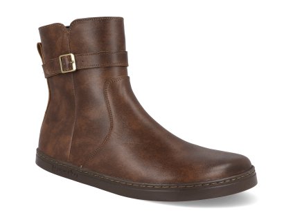 9.006 barefoot kotnikove boty peerko glamour brown warm 1