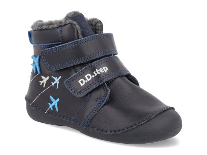 W015 5234 detske zimni boty d d step w015 52347 modre 1