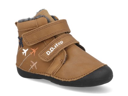 W015 52347B detske zimni boty d d step w015 52347b cokolada 1