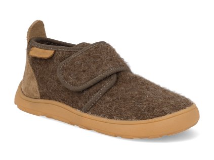 14102 1200 barefoot detske prezuvky bisgaard basic brown 1
