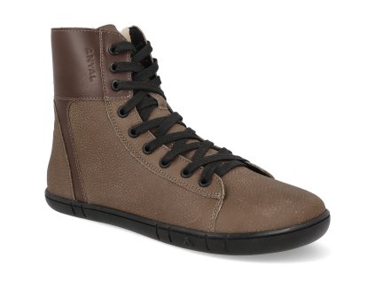 LANAP BR barefoot damske zimni boty antal lanapura brown 1