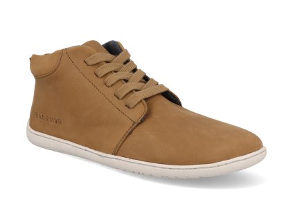 BV A088 52529B barefoot kotnikove boty stitch walk it brown 1