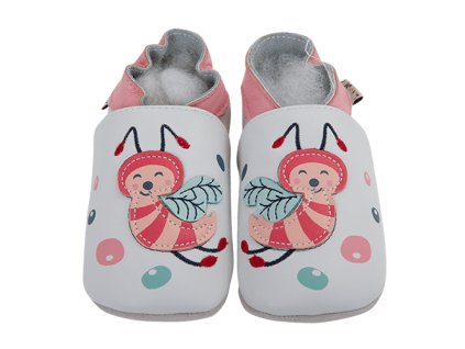 Chaussons cuir Abeille Front