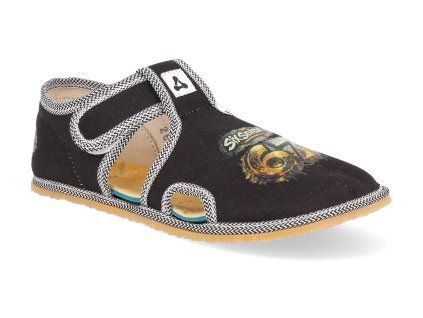 RASCAL 67BLACK barefoot detske prezuvky antal rascal six seven black 1