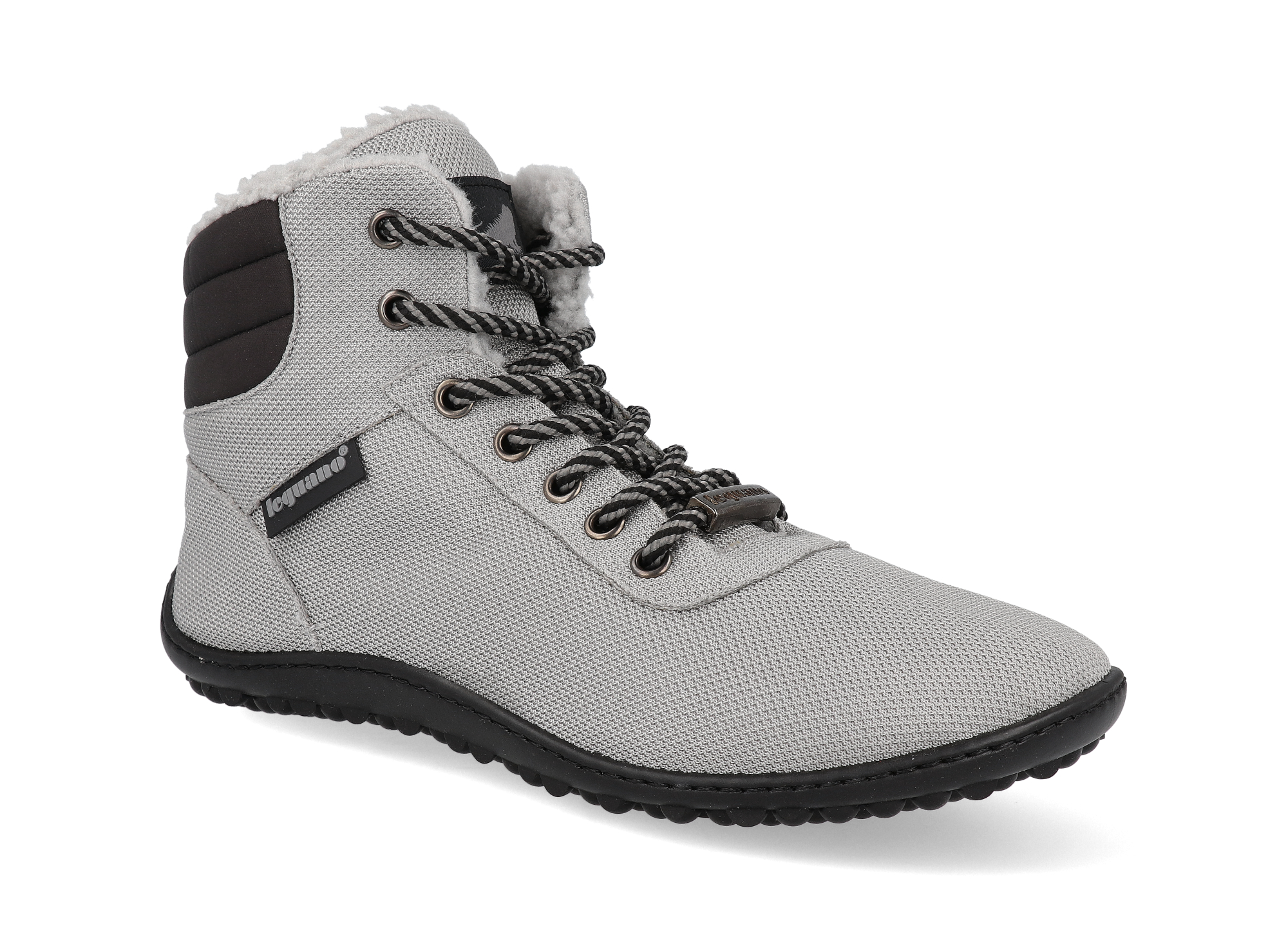 Členková barefoot zimná obuv Leguano - Kosmo šedé Veľkosť: 40