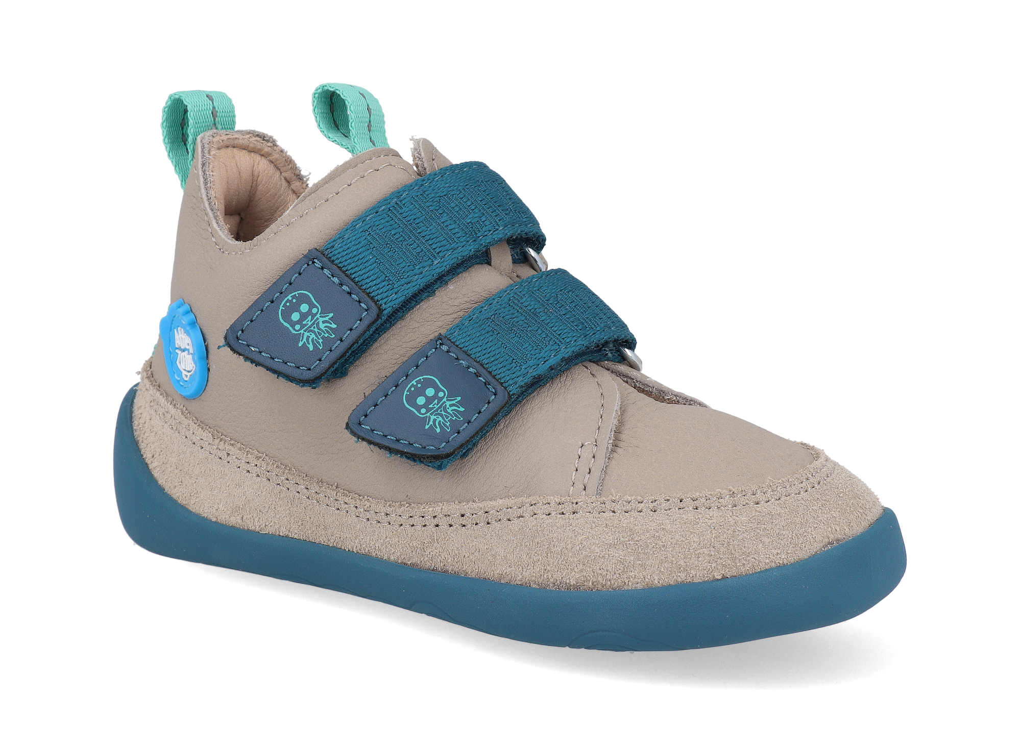 Barefoot členková obuv Affenzahn - Buddy Forever Octopus Veľkosť: 24