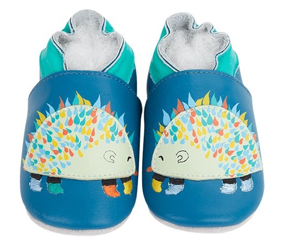 Barefoot capačky Lait et Miel - Hérisson Veľkosť: 18-24M