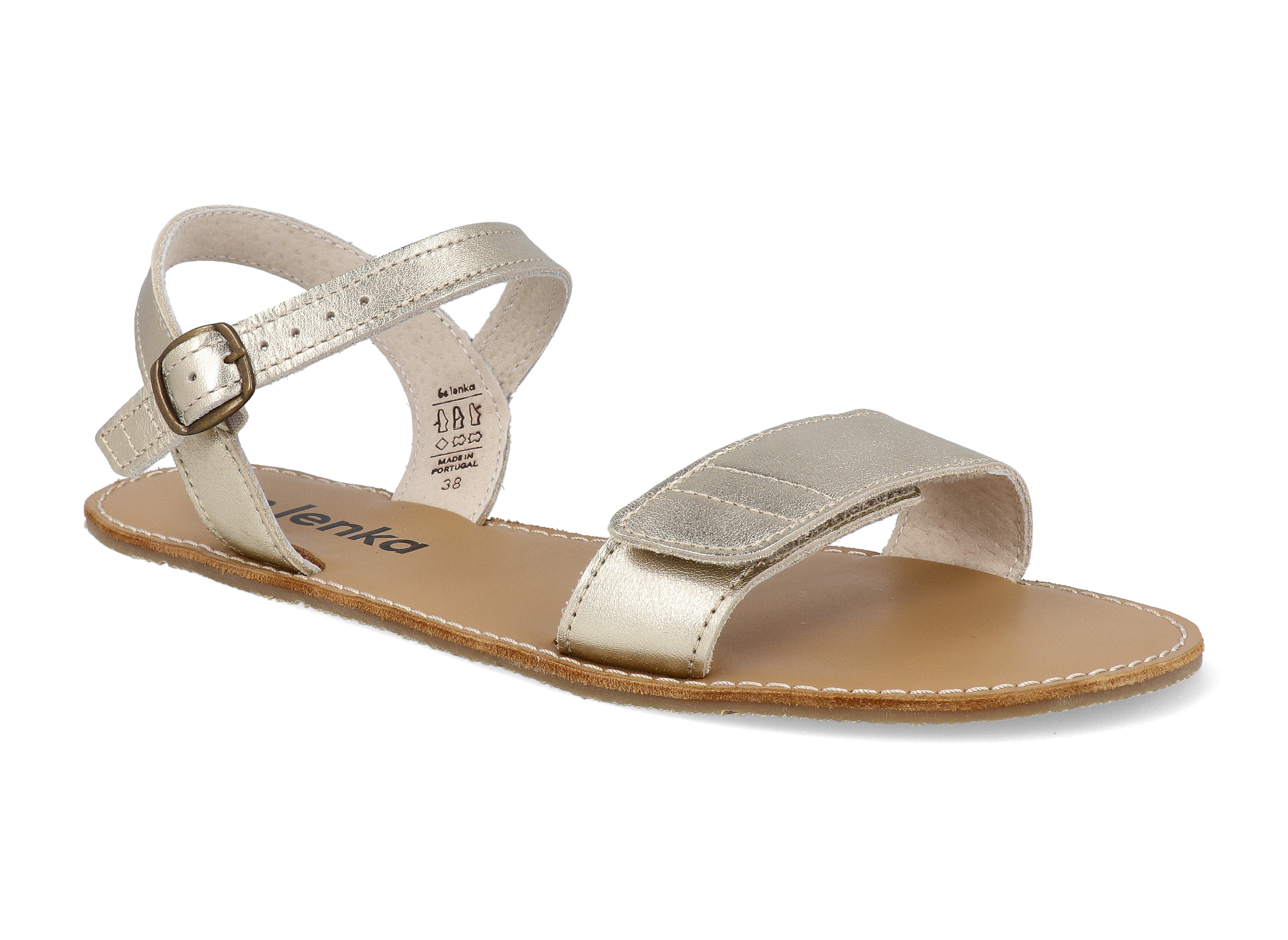 Barefoot sandále Be Lenka - Grace gold Veľkosť: 41